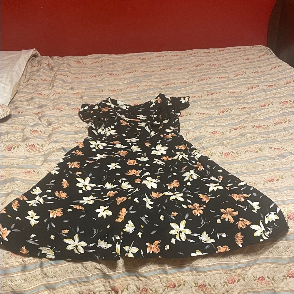 Floral Off-Shoulder Dress
